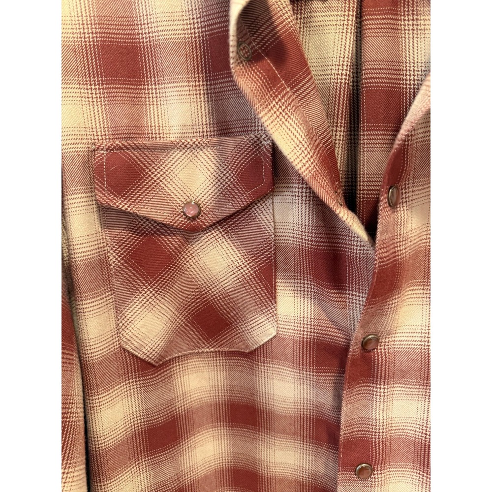 Dixxon Flannel Company Shirt Mens Plaid Pueblo Pearl Snap Button Long Sleeve L - Picture 3 of 16